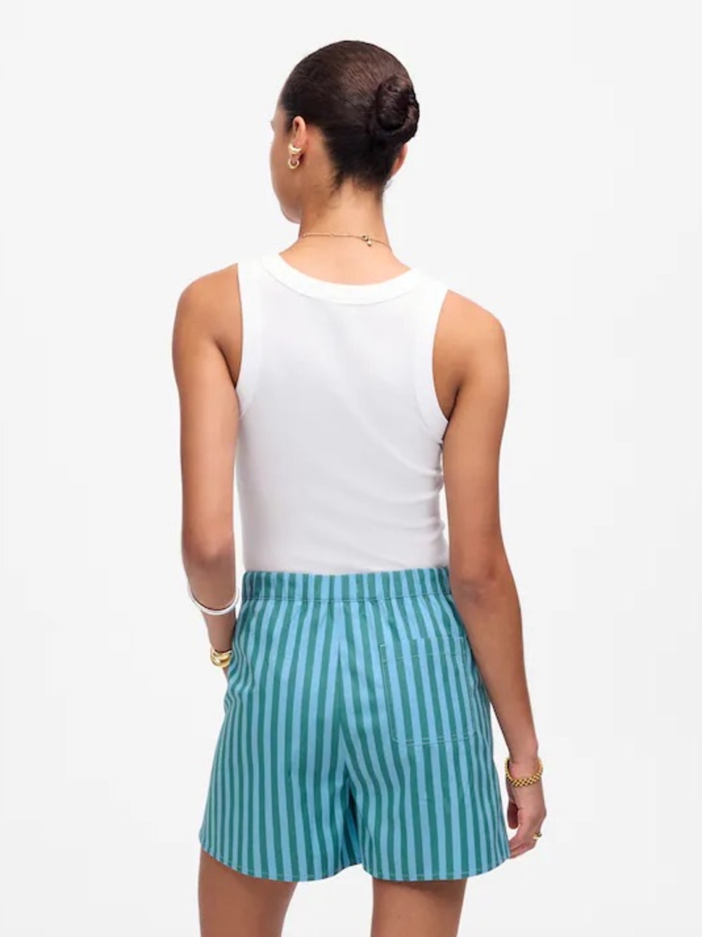 Madewell Striped Boxy Button-Up Shirt with Matching Shorts - Picture 8 of 16
